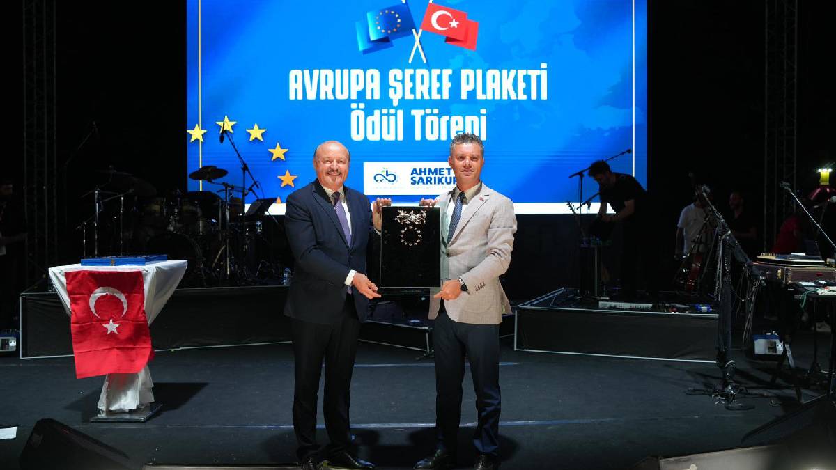 Avrupa Şeref Plaketi Çorlu’nun
