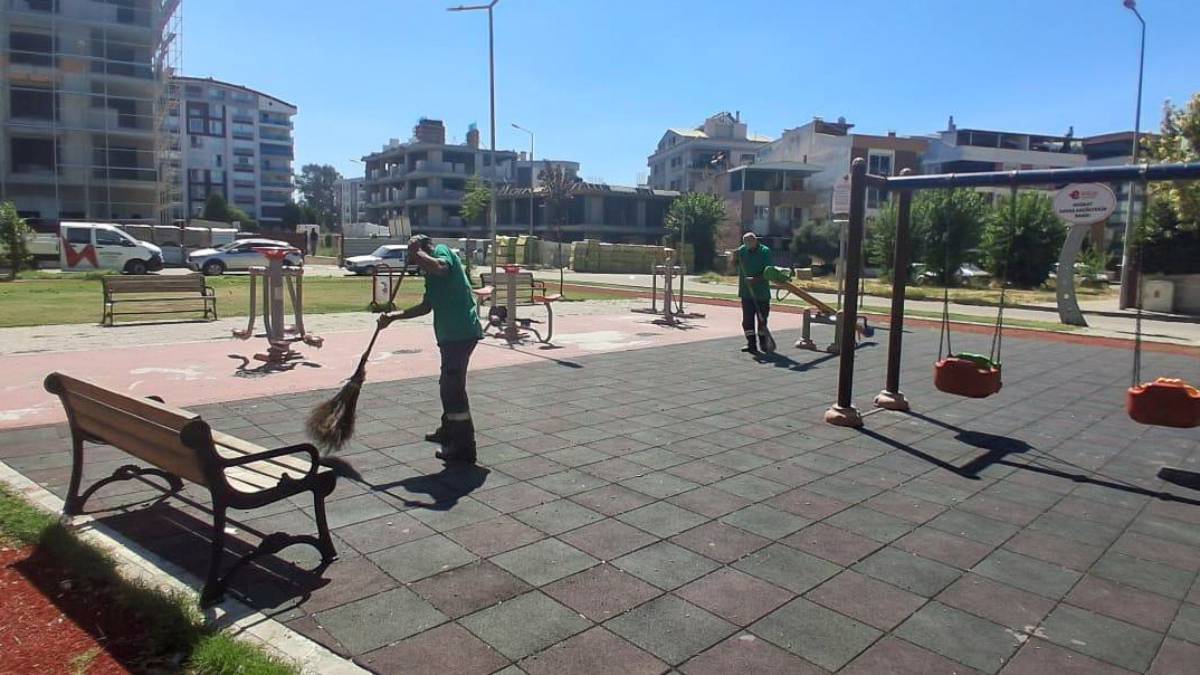 Efeler Belediyesinden Mimar Sinan parklarına kapsamlı bakım