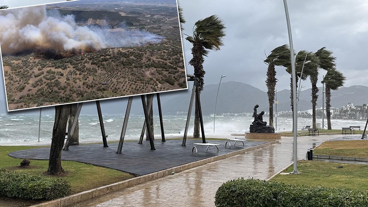 Meteoroloji'den sağanak, fırtına ve yangın uyarısı: 3 bölgede rüzgarın hızı 70 kilometre!
