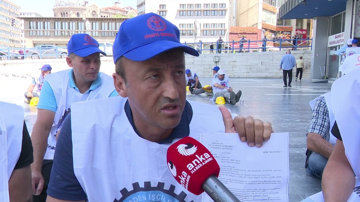 Madenciler Ulus'tan çağrı yaptı: "Adalet Sebahattin Yıldız için geçerli değil mi?"