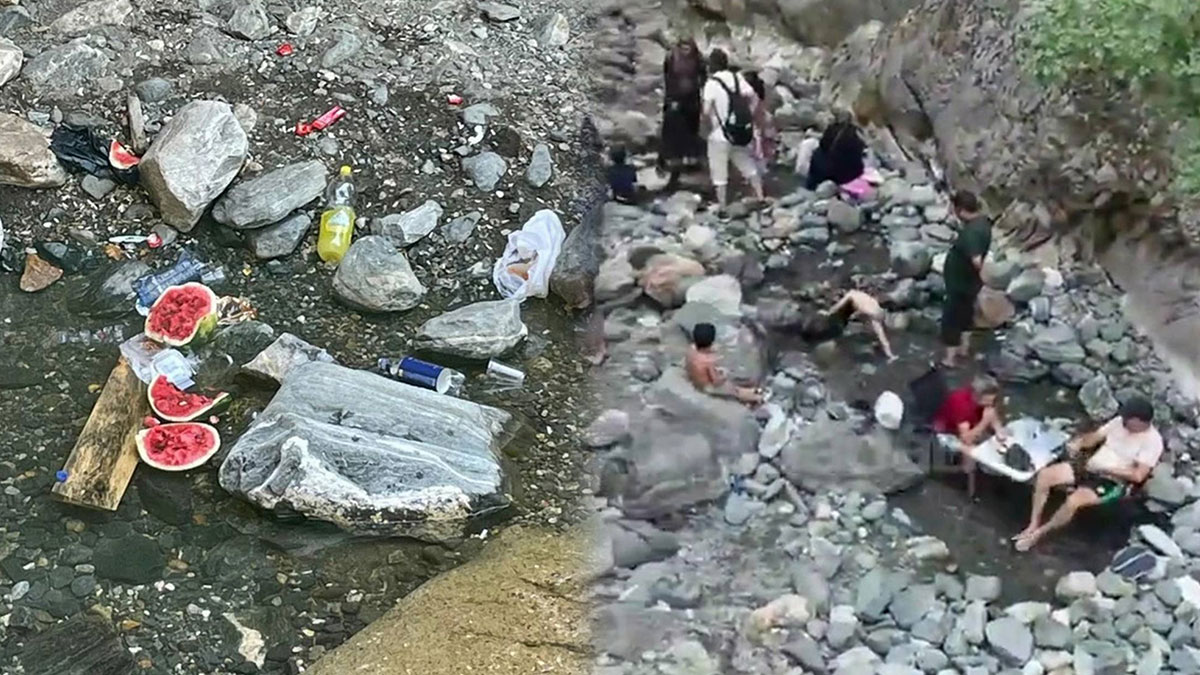 Çöpünü bırakanın faturası herkese kesildi: Saitabat Şelalesi ziyaretçilere kapatıldı