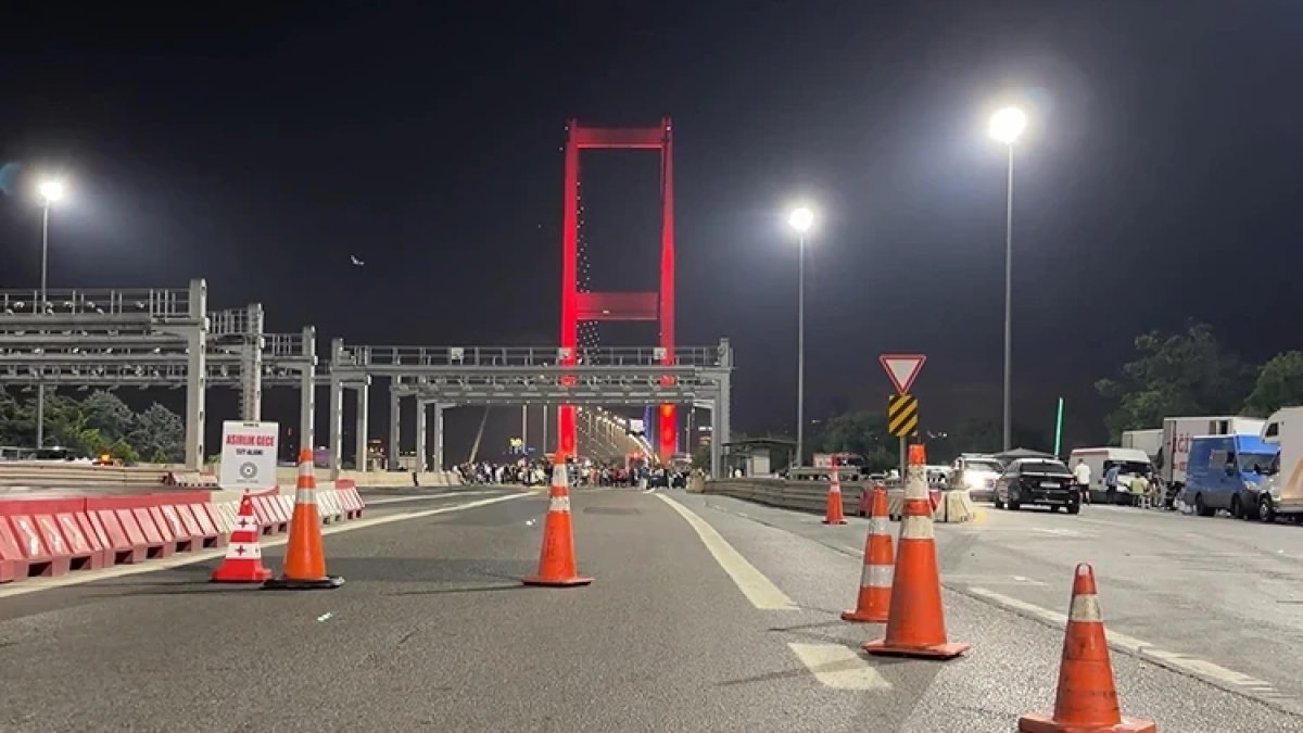 15 Temmuz Şehitler Köprüsü gece trafiğe kapatılacak