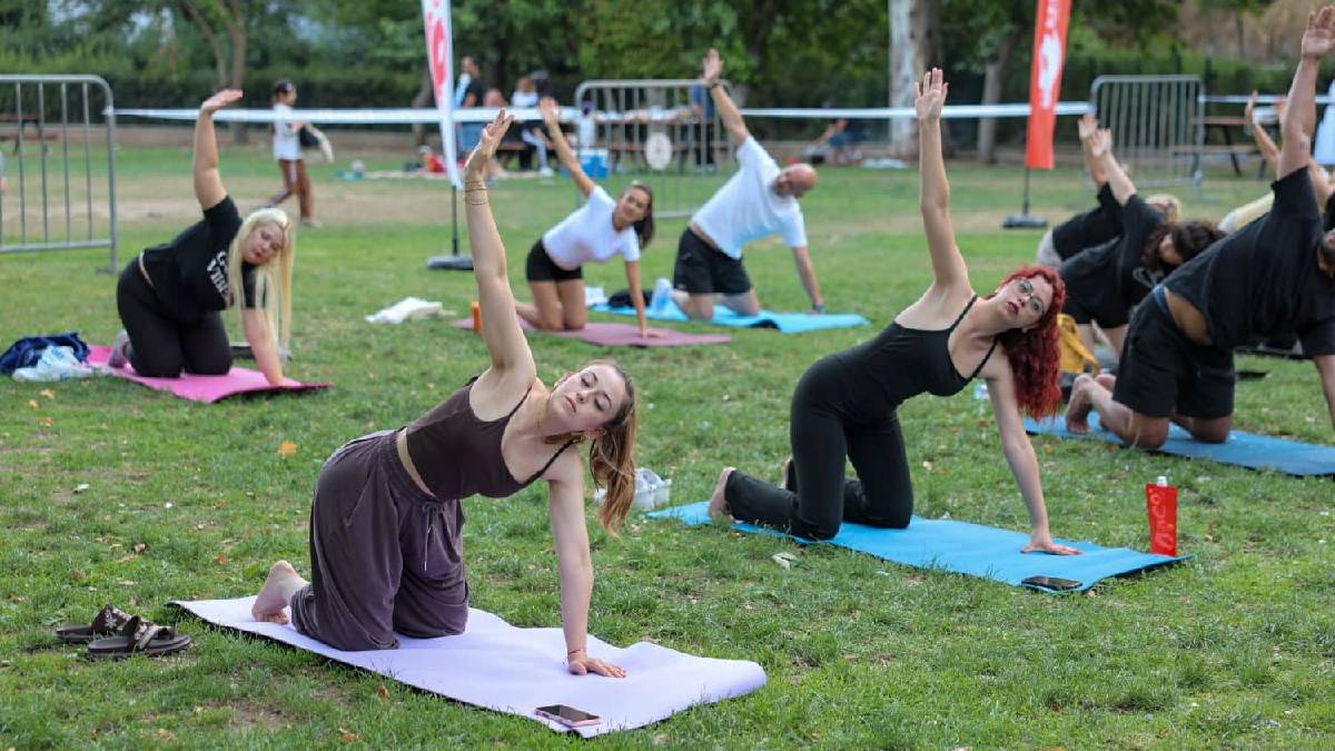 Efeler’den Pınarbaşı’nda yoga ve pilates buluşması