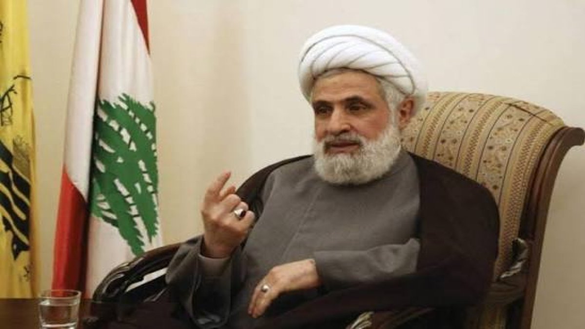 Hizbullah lideri Kasım'dan Lübnan-İsrail müzakerelerine tepki