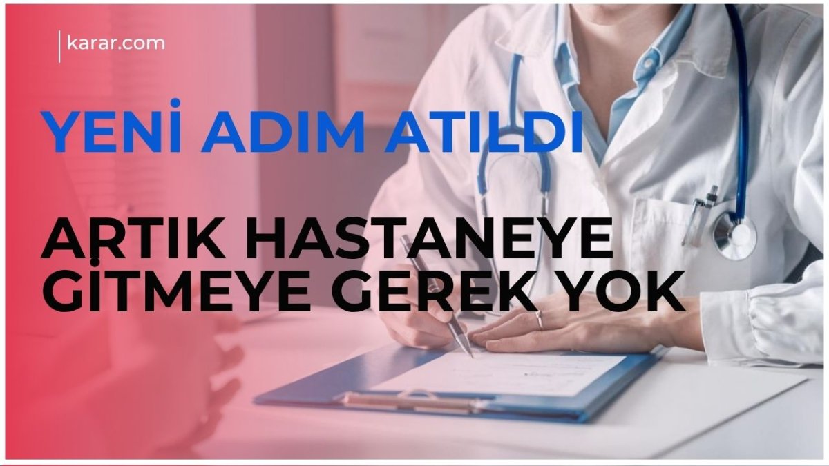 MHRS'de yeni dönem başladı: O hizmetler için artık hastaneye gitmeye gerek kalmadı