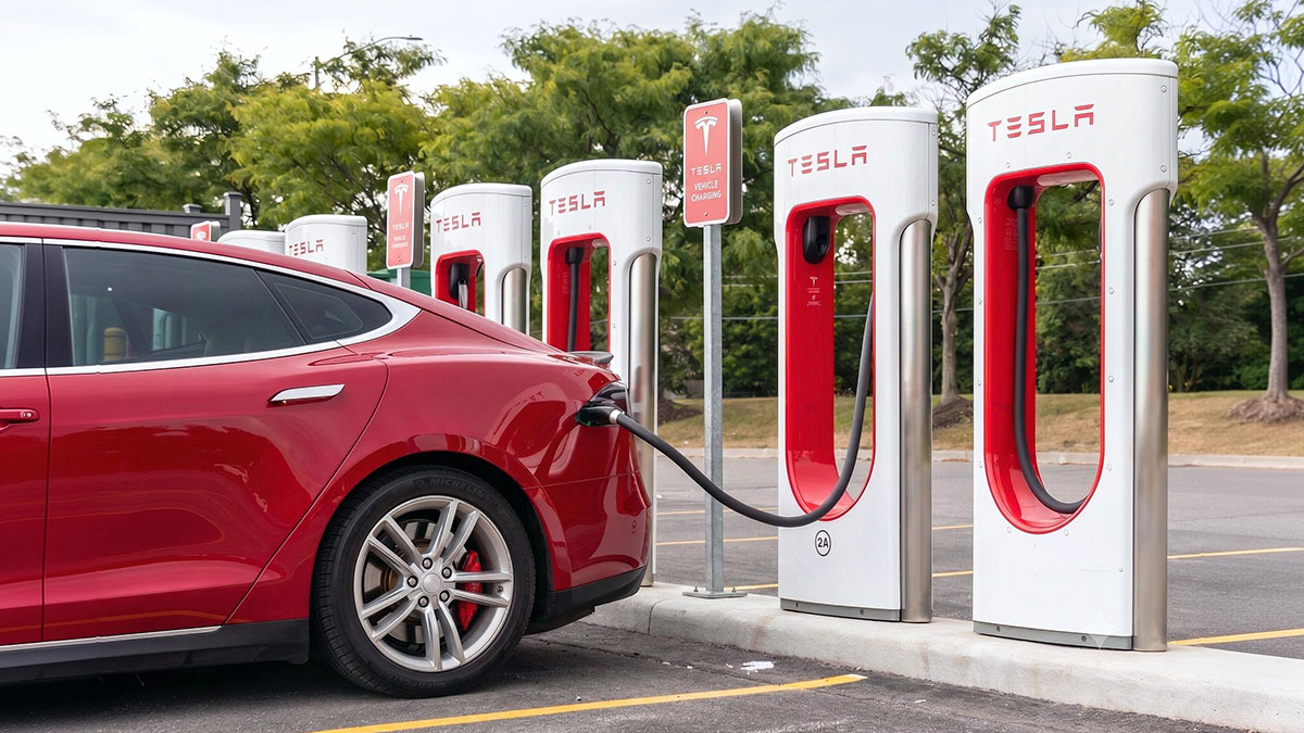 Başkentin kalbine 8 üniteli dev tesis: Tesla'nın yeni Supercharger istasyonu açıldı