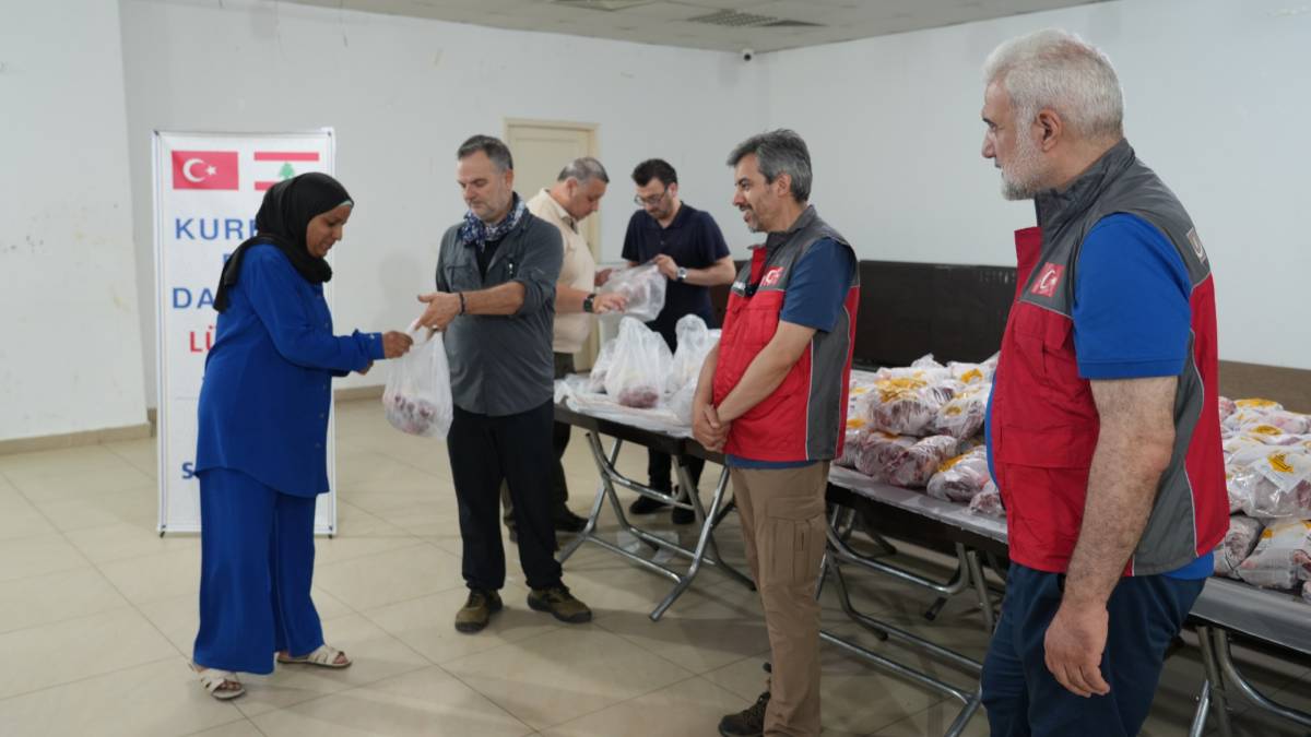 Türkiye’den Lübnan’a 280 ton kurban eti