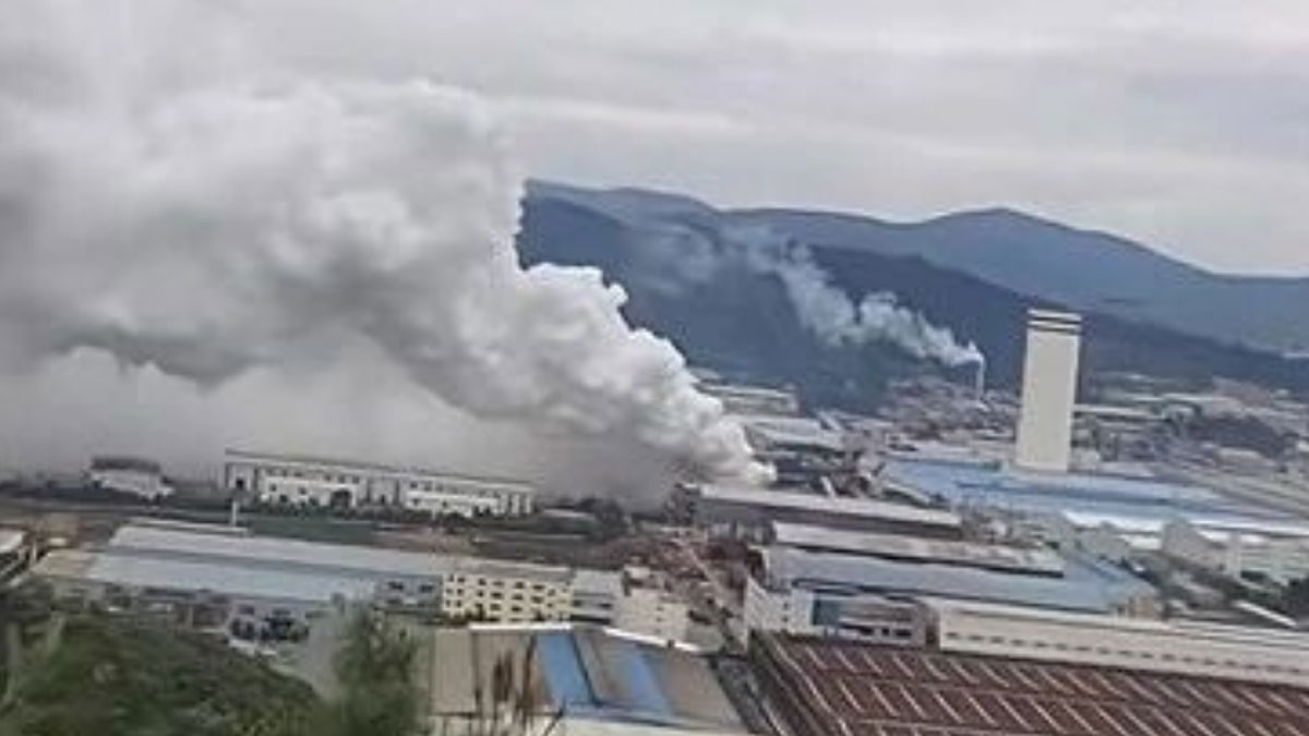 Çin’de kimya tesisinde yangın: 1200’den fazla kişi tahliye edildi