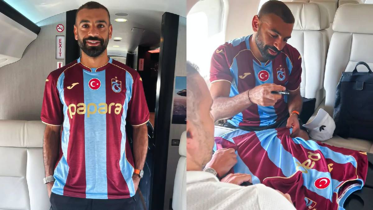 Trabzon’da Salah heyecanı dorukta: Taraftarlar havalimanında, özel uçak anbean takip ediliyor
