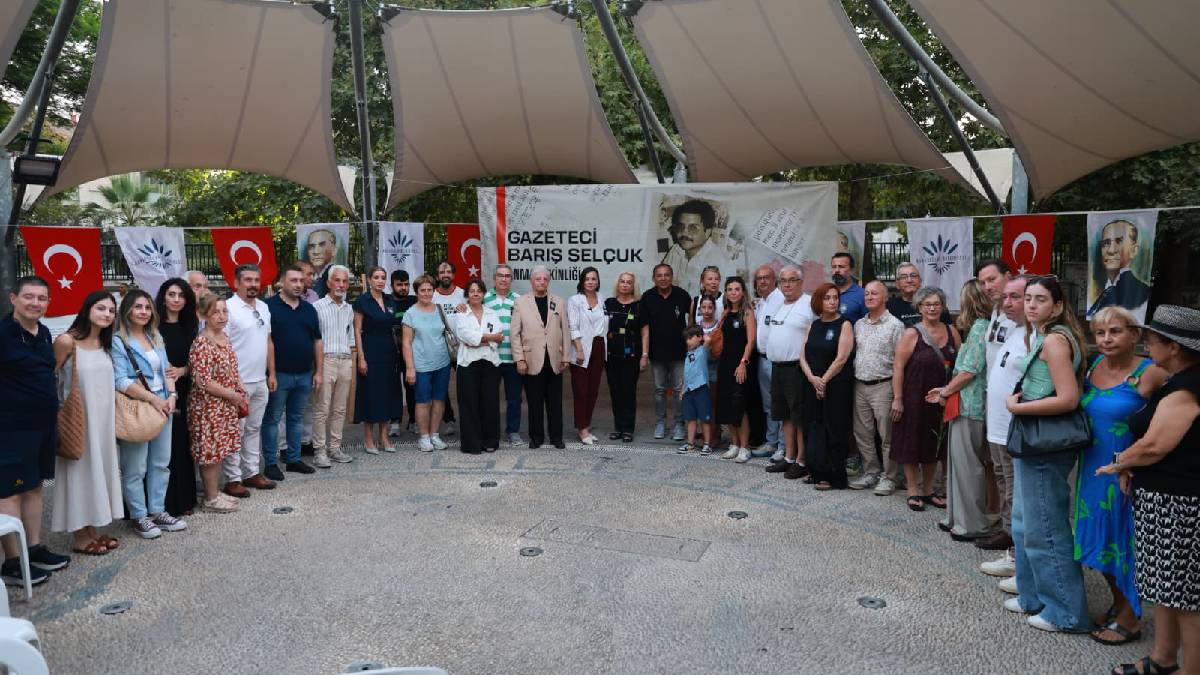 Karabağlar ‘da Gazeteci Barış Selçuk saygıyla anıldı