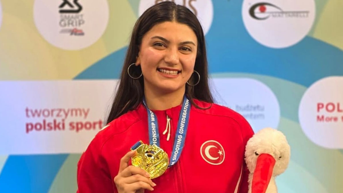 Milli atıcı Tuğba Bugur, Avrupa şampiyonu oldu