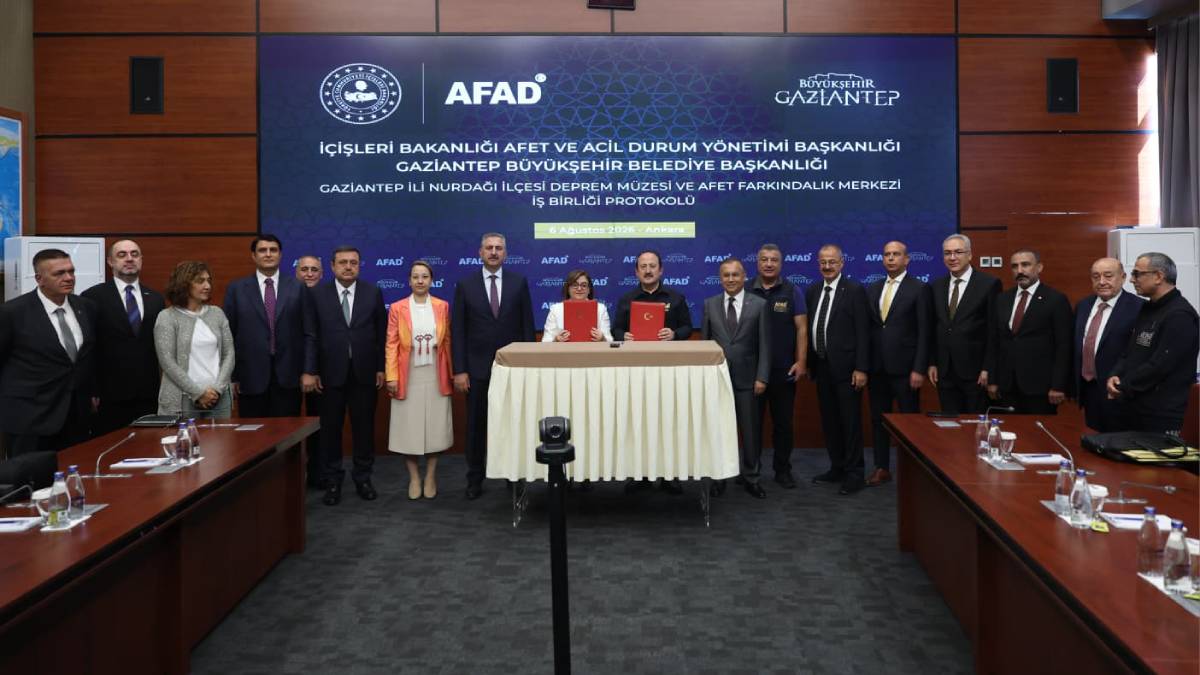 Nurdağı Deprem Müzesi ve Afet Farkındalık Merkezi için iş birliği protokolü imzalandı