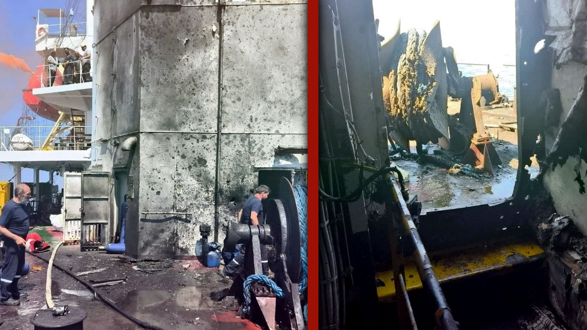 Rusya açıklarındaki Türk gemisine İHA saldırısı