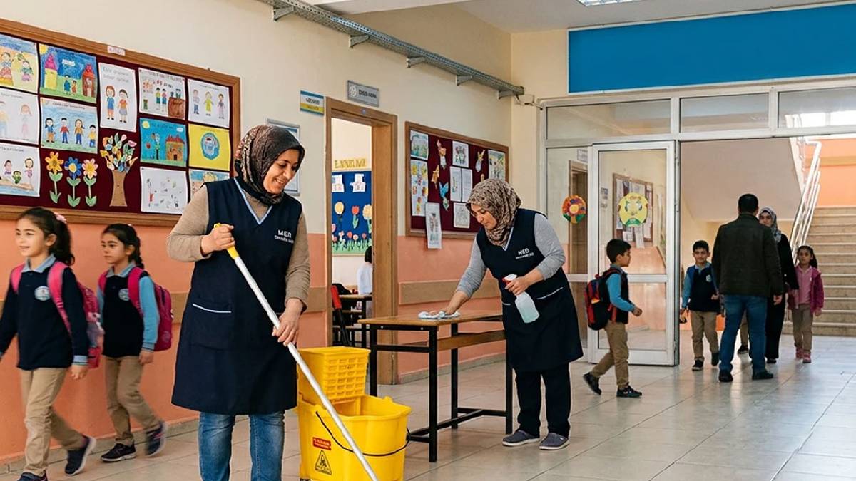 İş arayanlara güzel haber: Okullara 60 binden fazla güvenlik ve temizlik personeli alınacak