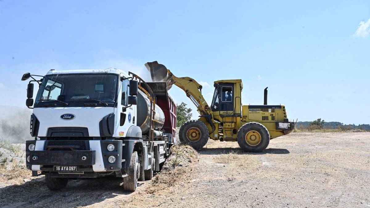 Büyükşehir Harmancık’ta da yolları yeniliyor