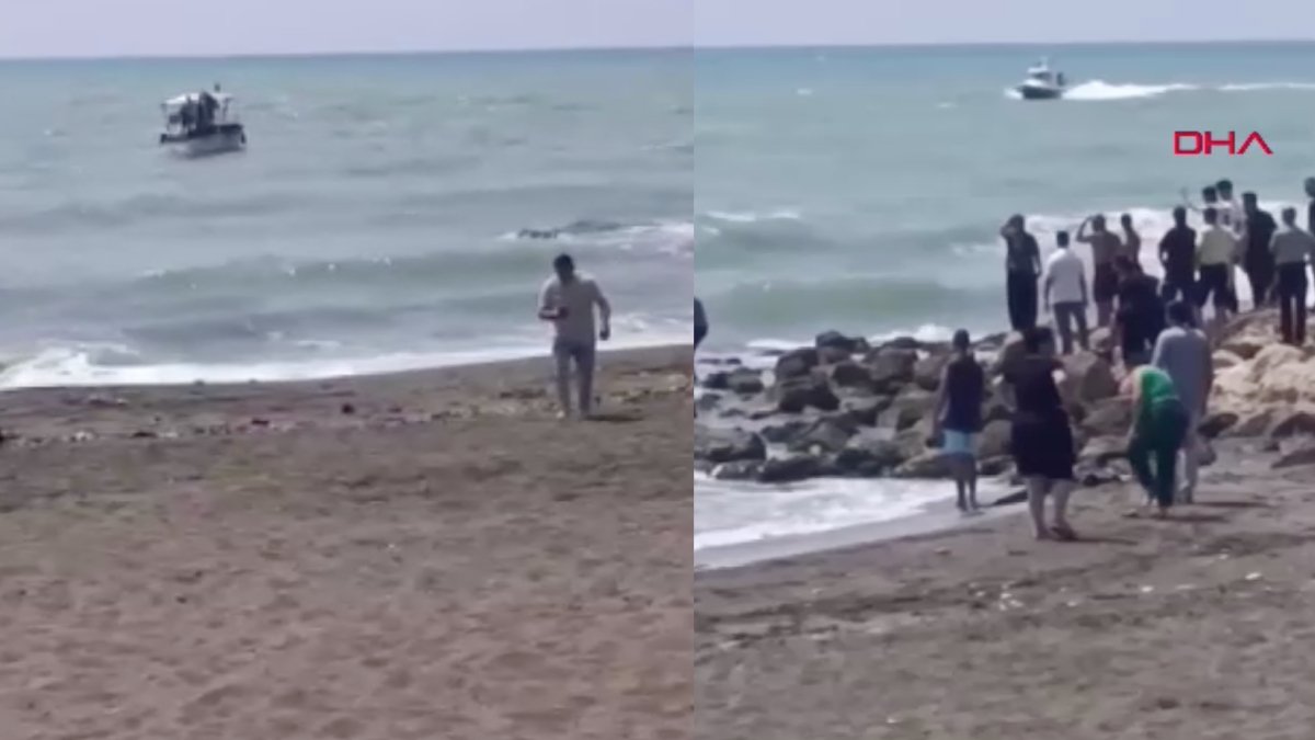 Hatay’da denize giren 3 çocuk dalgalara kapıldı: 1 çocuk kayıp