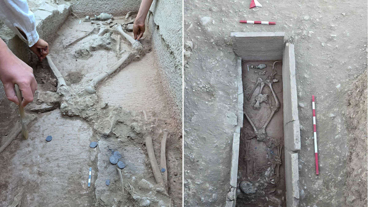 Aspendos’ta 2 bin 400 yıllık güreşçi mezarı bulundu