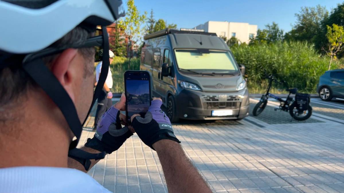 Bisikletli zabıta ekiplerinden Kanlıkavak Parkı'nda sıkı denetim