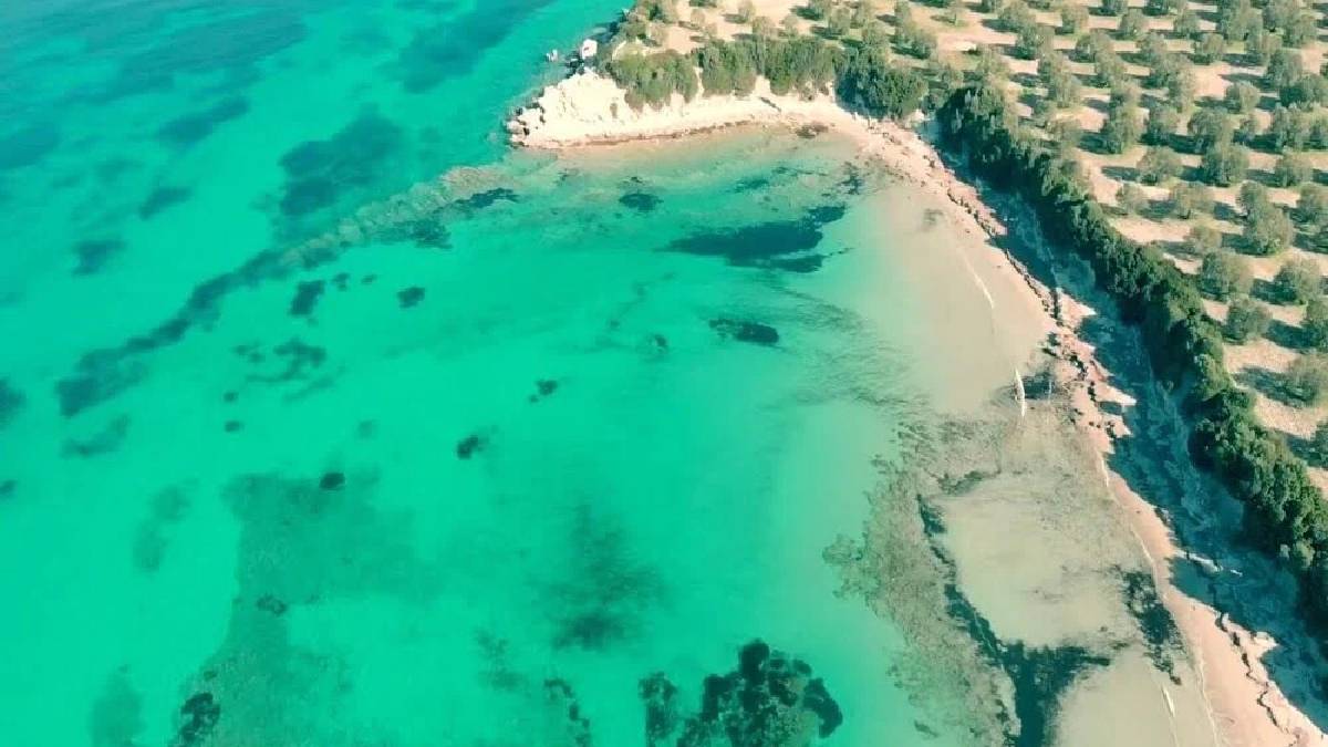 Turkuaz denizini gören ‘Maldivler mi?’ diyor! İzmir’in zamanı durduran cennet koyu
