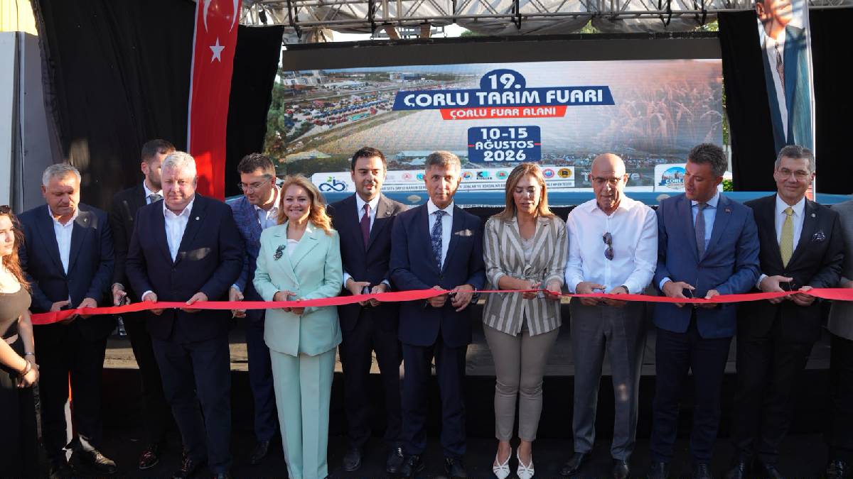 19. Çorlu Tarım Fuarı kapılarını açtı