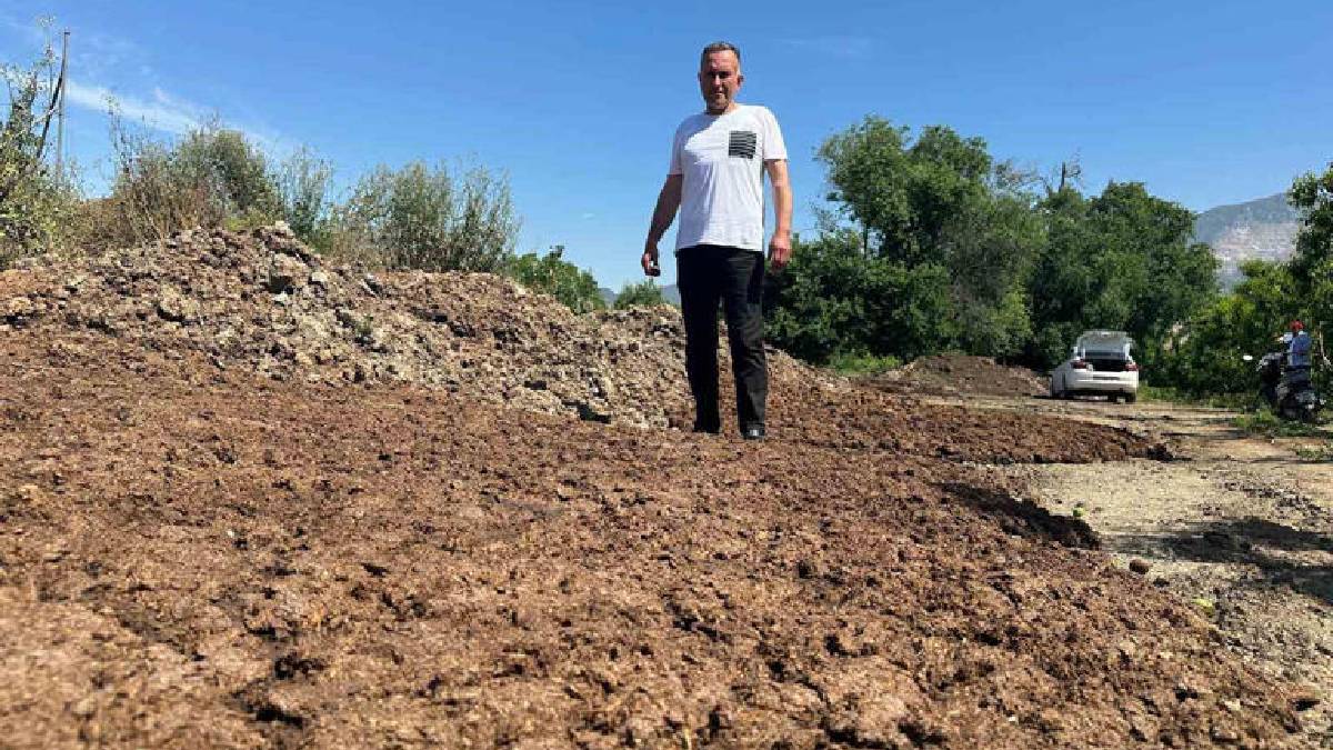 Kimyasal da yok maliyet de! Hayvansal gübreyle bedava üretim yapıyor
