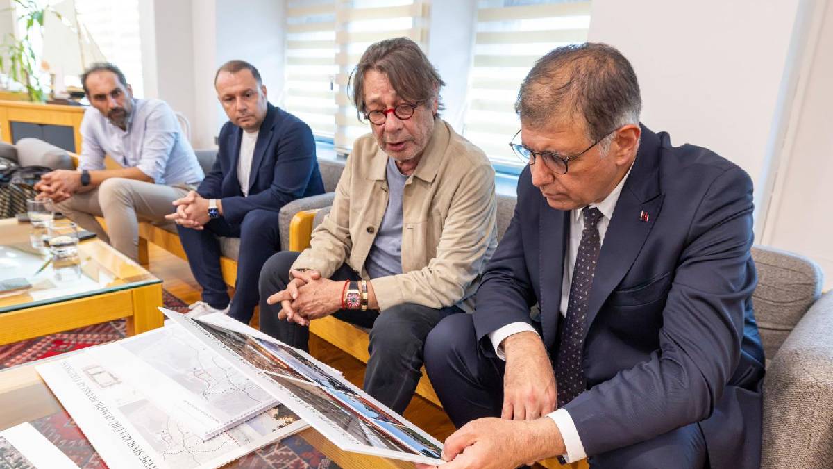 Başkan Tugay ve Mehmet Sepil, Göztepe’nin İnciraltı projesini görüştü