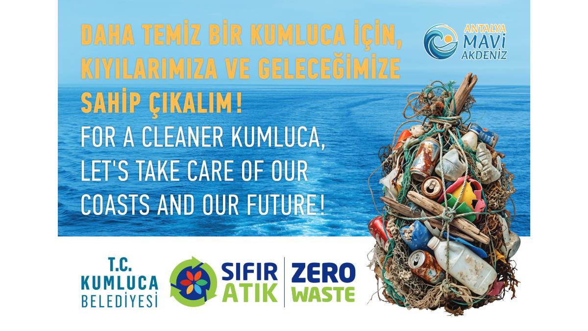 Kumluca Belediyesinden deniz ve kıyı temizliğine yönelik farkındalık çalışması
