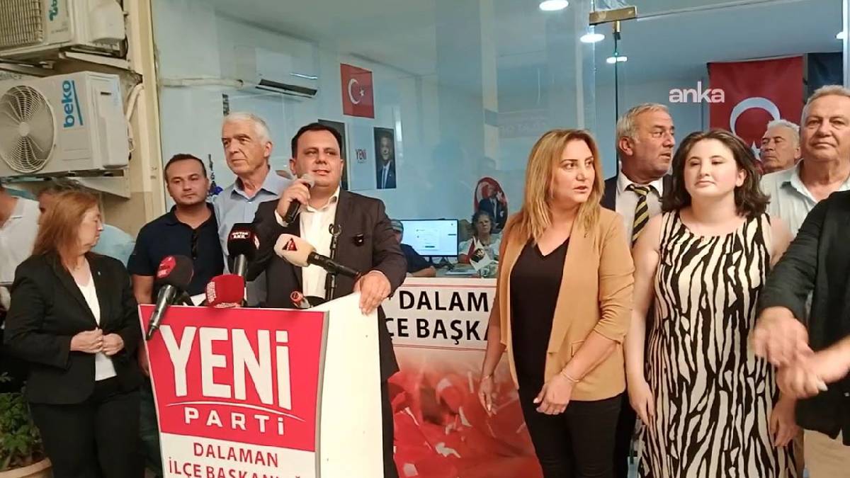 Dalaman Belediye Başkanı ve 11 belediye meclis üyesi YENİ Parti'ye geçti