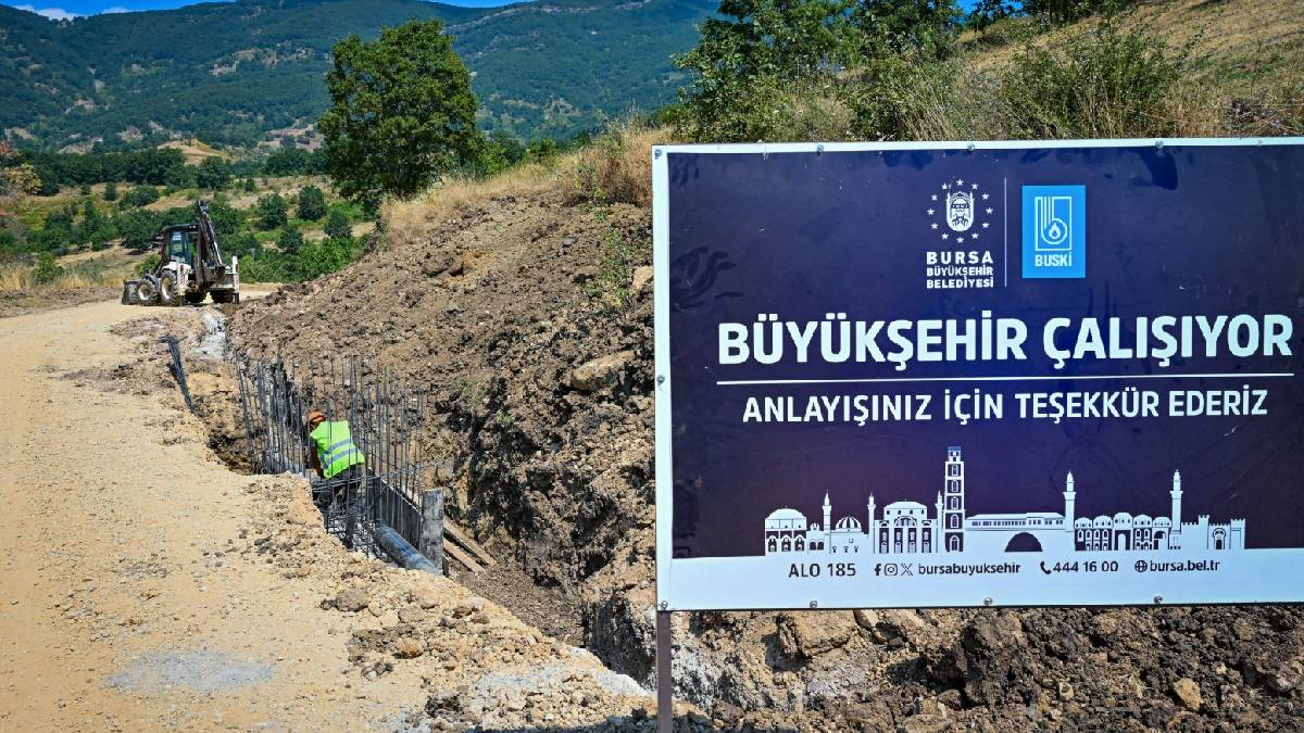 Büyükşehir, Gemlik’te sulama tesisini kısa sürede yüzde 80’e ulaştırdı
