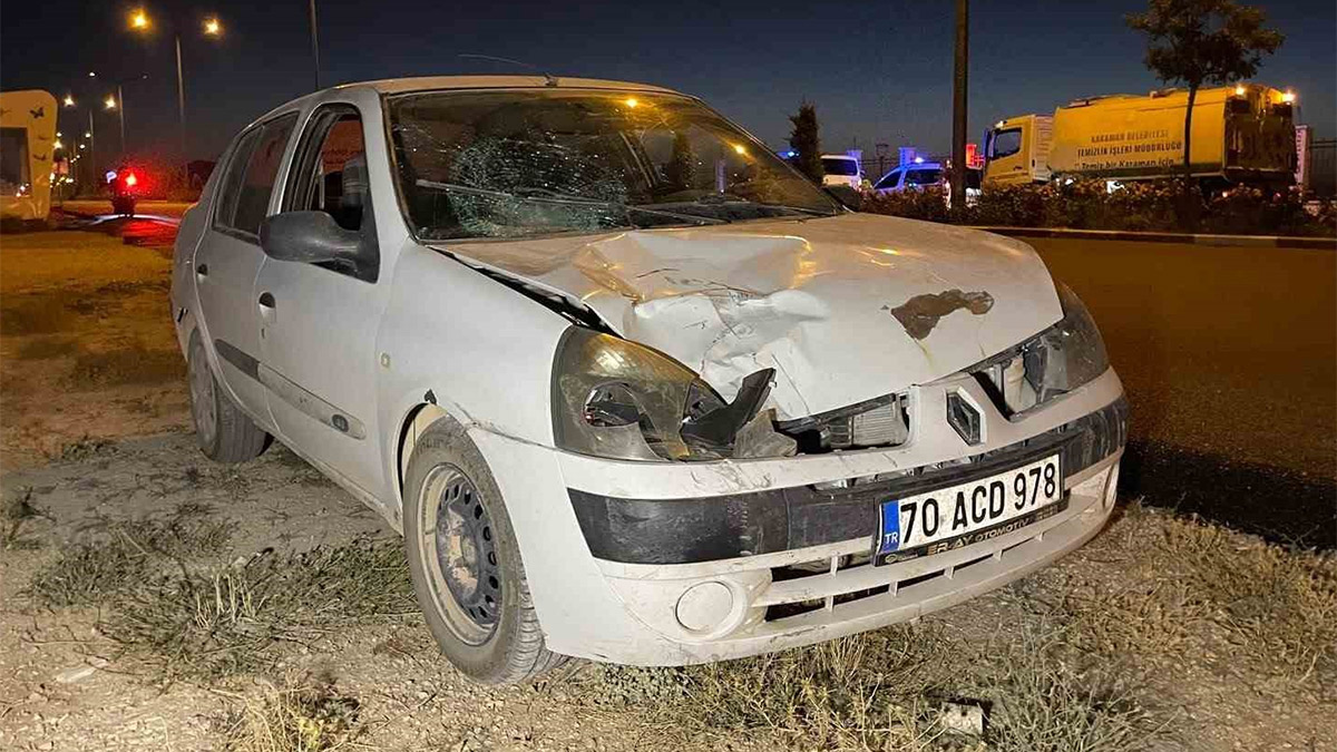 Karaman'da feci kaza! Alkollü sürücü motosiklete çarptı: Baba öldü, oğlu yaralandı