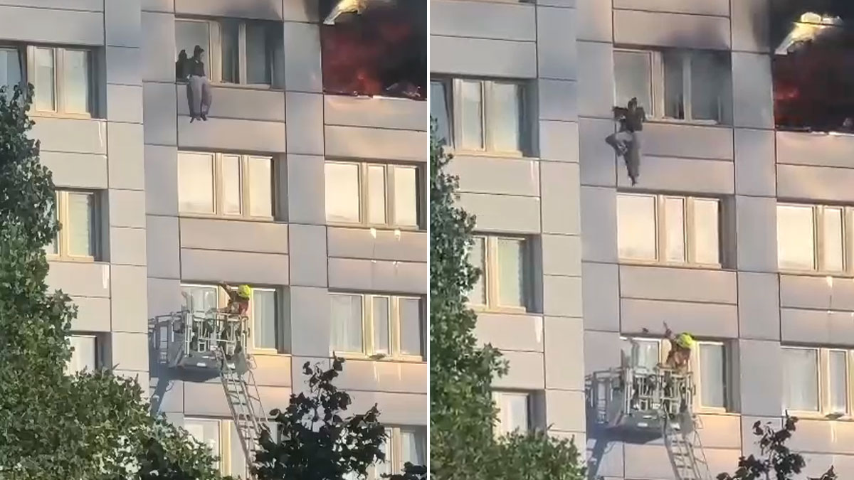 18 katlı binada can pazarı: İtfaiye sepeti yetişmedi aşağıya atladı