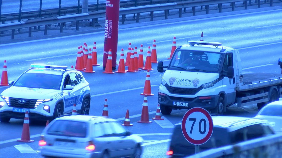 İstanbul'da bazı yollar trafiğe kapatıldı