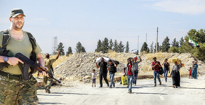 ÖSO ilerliyor IŞİD El Bab’dan kaçıyor