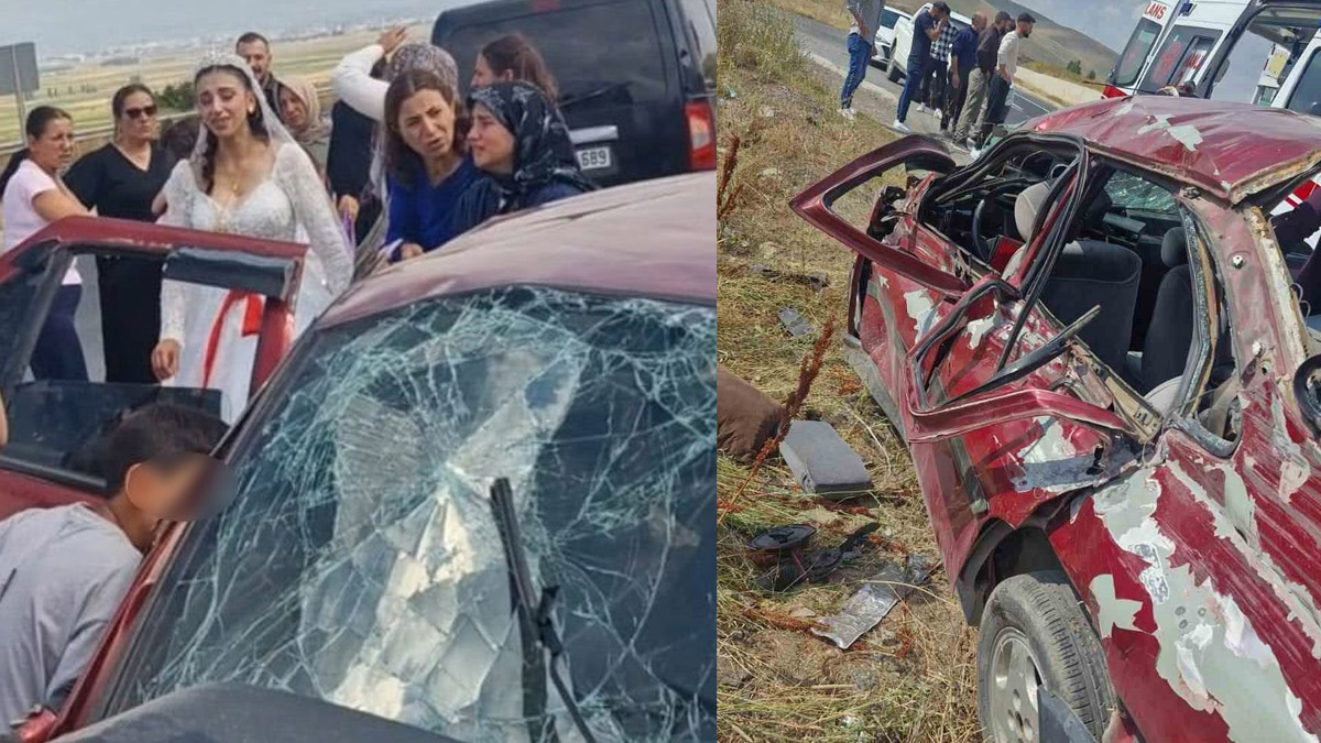 Erzurum’dan İzmir’e gelin götürüyorlardı! Düğün konvoyu kana bulandı: 2 ölü, 4 yaralı