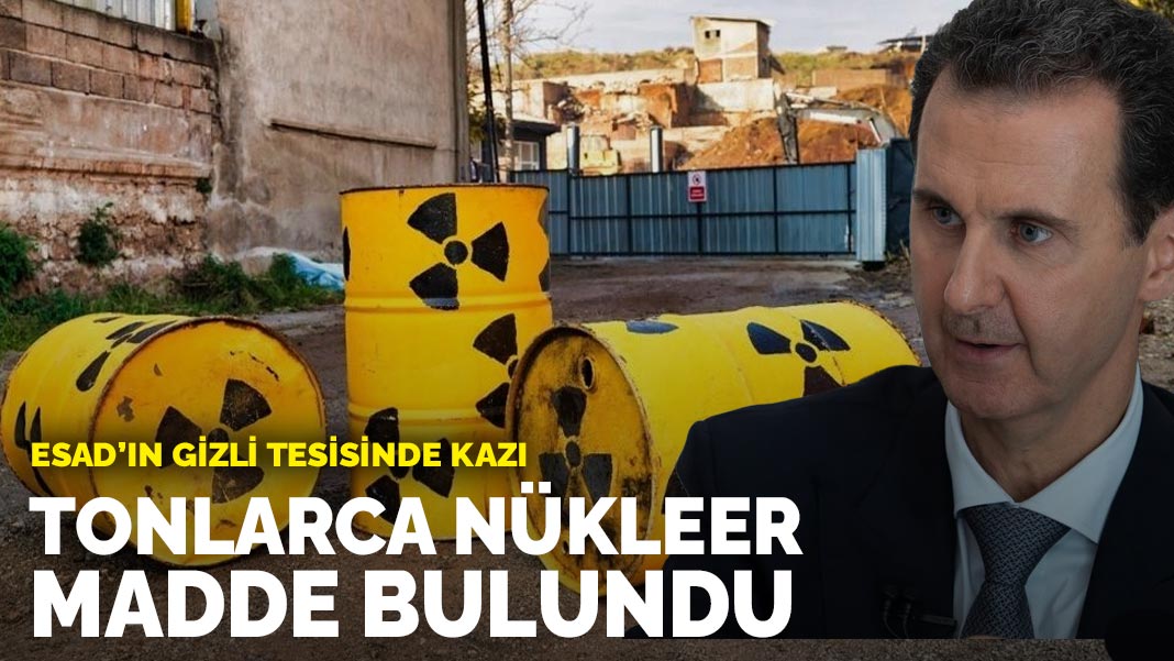 Esad'ın gizli tesisinde nükleer madde bulundu