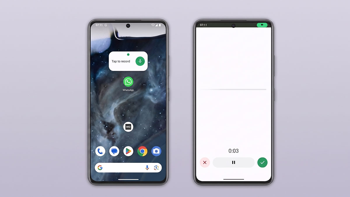 Android kullanıcılarına özel: Whatapp'ta sohbete girmeden ses kaydı gönderin
