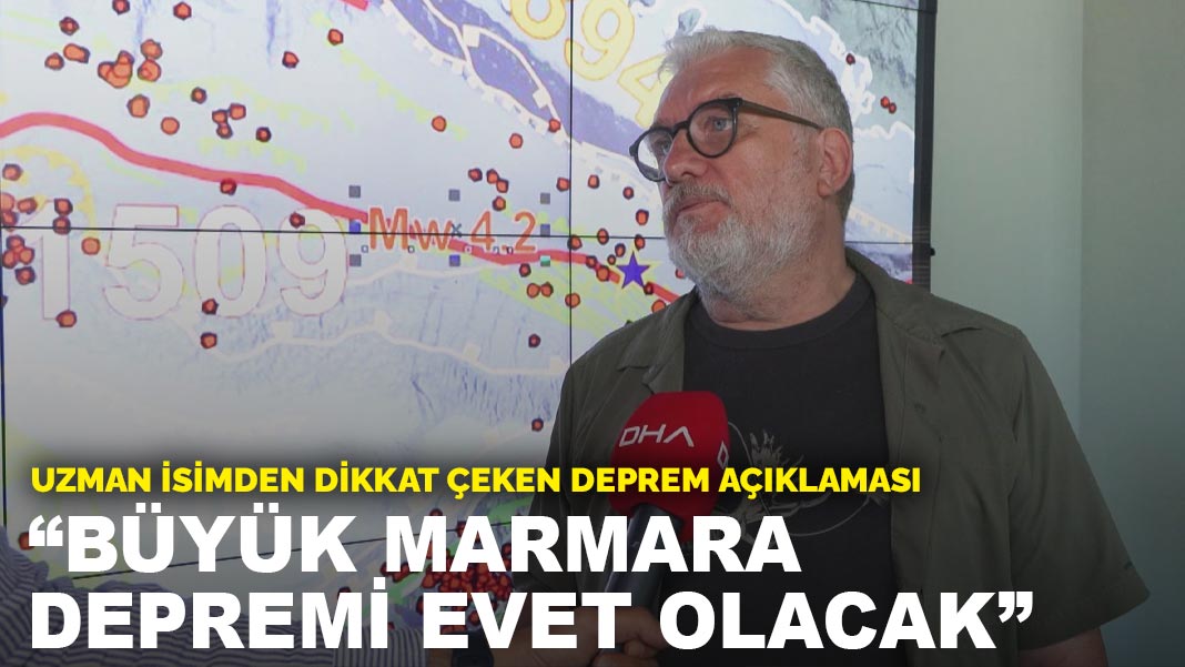 Prof. Dr. Yaltırak: Büyük Marmara depremi kaçınılmaz, bilim temelli bir değerlendirme