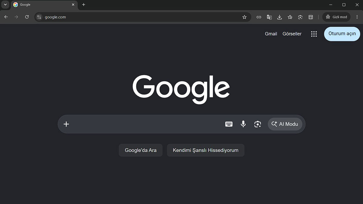 Google ana sayfasında yılların alışkanlığı bitiyor; klasik arama butonunun yerini yapay zeka alıyor