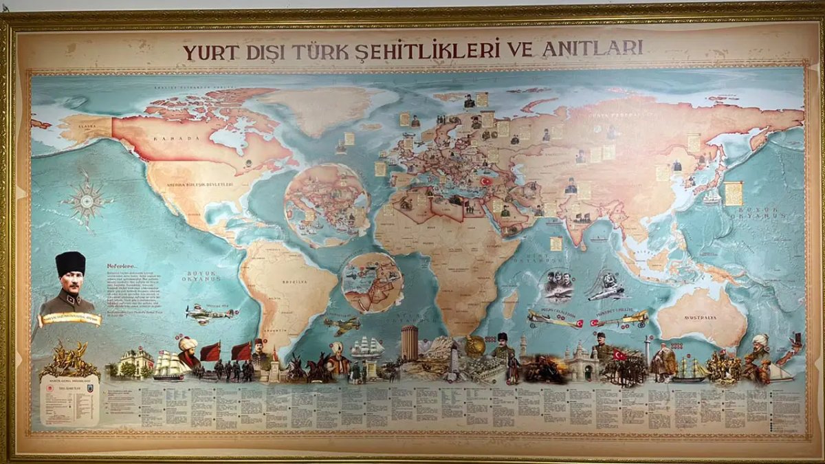 48 ülke kayıt altına alındı: Dünyaya yayılan Türk şehitlikleri haritalandı