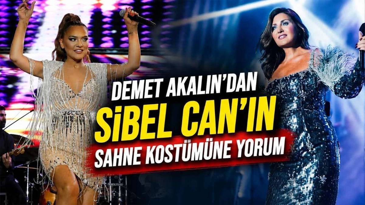 Demet Akalın'dan Sibel Can'ın kırmızı elbisesine olay yorum: "Uçakta gördüm, şok!"