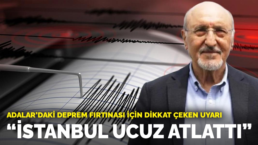 Prof. Dr. Osman Bektaş: İstanbul Adalar'daki mikrodepremler ucuz atlatıldı, ama dikkatli olunmalı