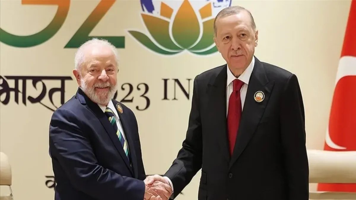 Erdoğan, Brezilya Devlet Başkanı Lula da Silva ile görüştü