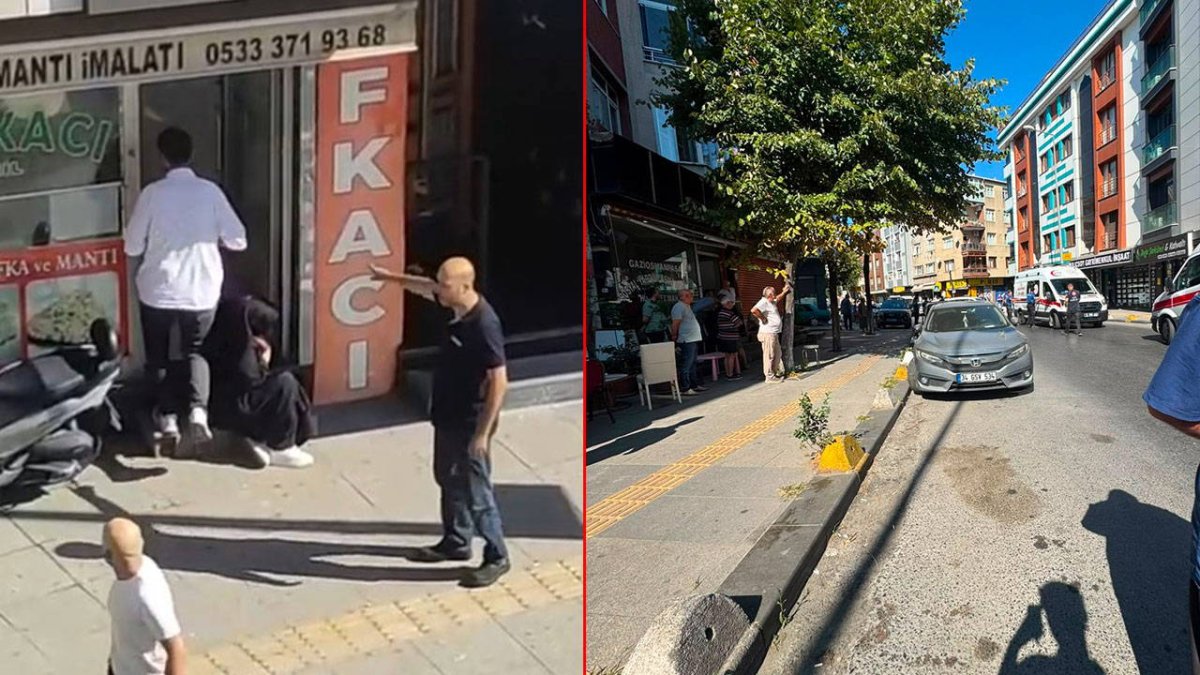 Gaziosmanpaşa'da hareketli anlar: Eşine silahla ateş açtı