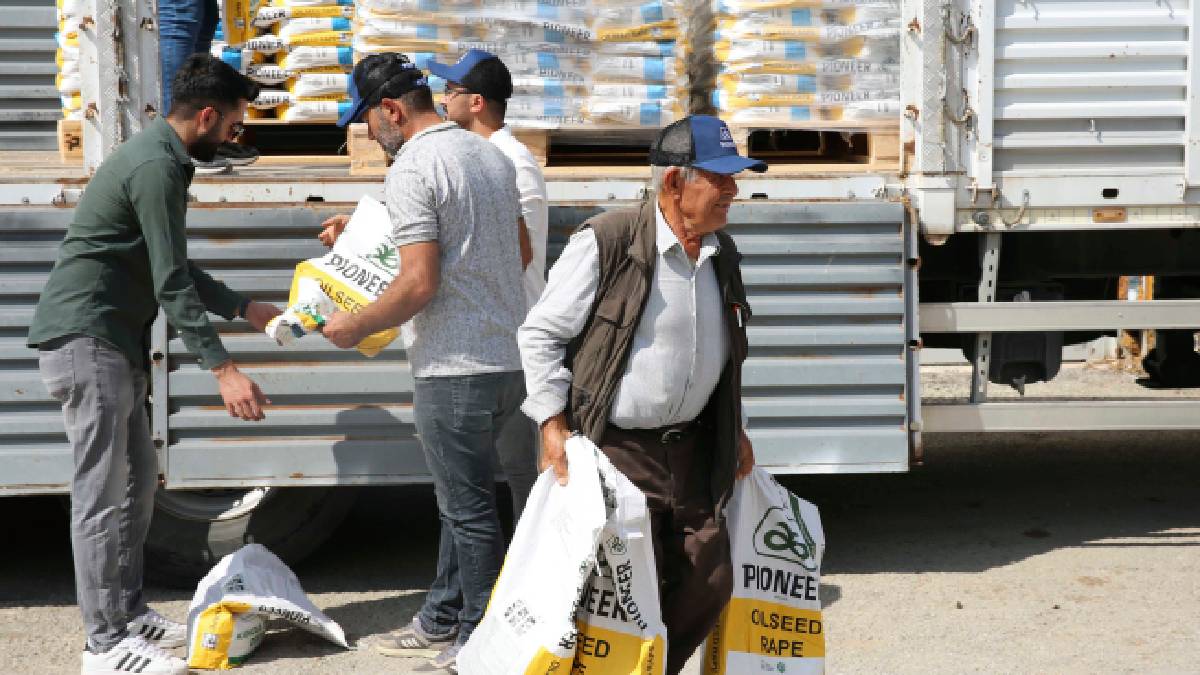ABB’den tarıma güçlü destek: 1200 torba kanola tohumu, 24 bin dekar tarım arazisiyle buluştu