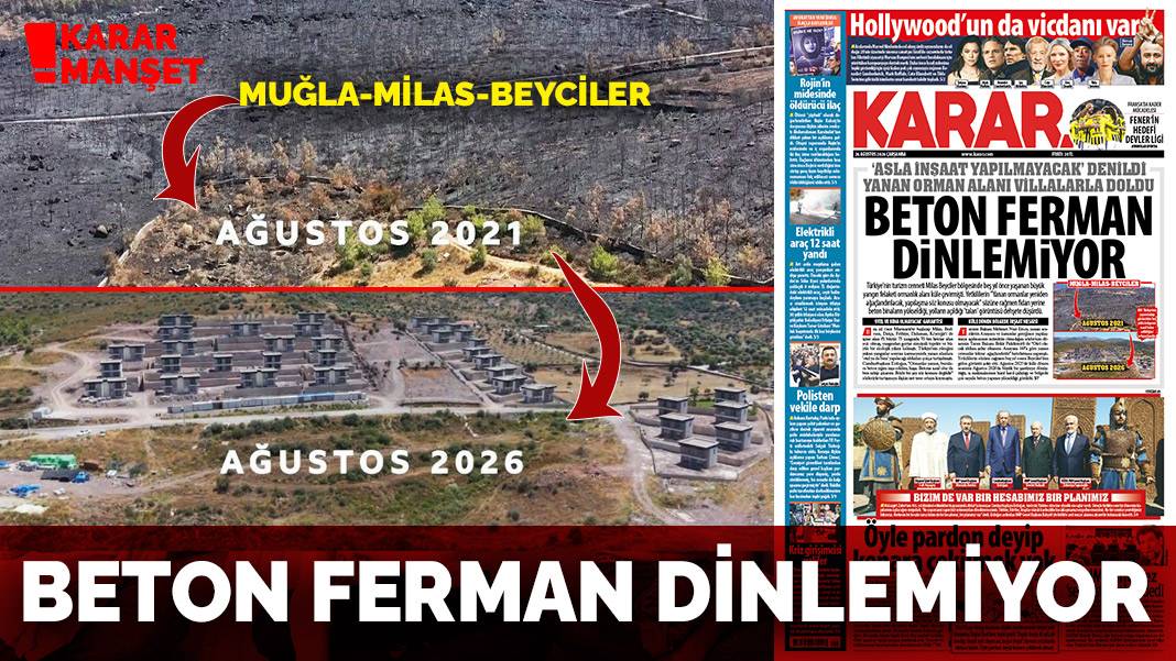 Beton ferman dinlemiyor