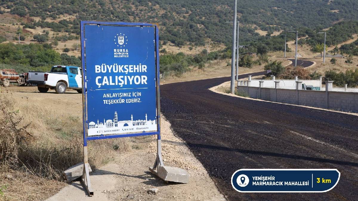 Büyükşehir 5 ilçede yolları yeniliyor