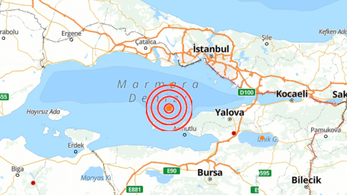 Marmara'da deprem