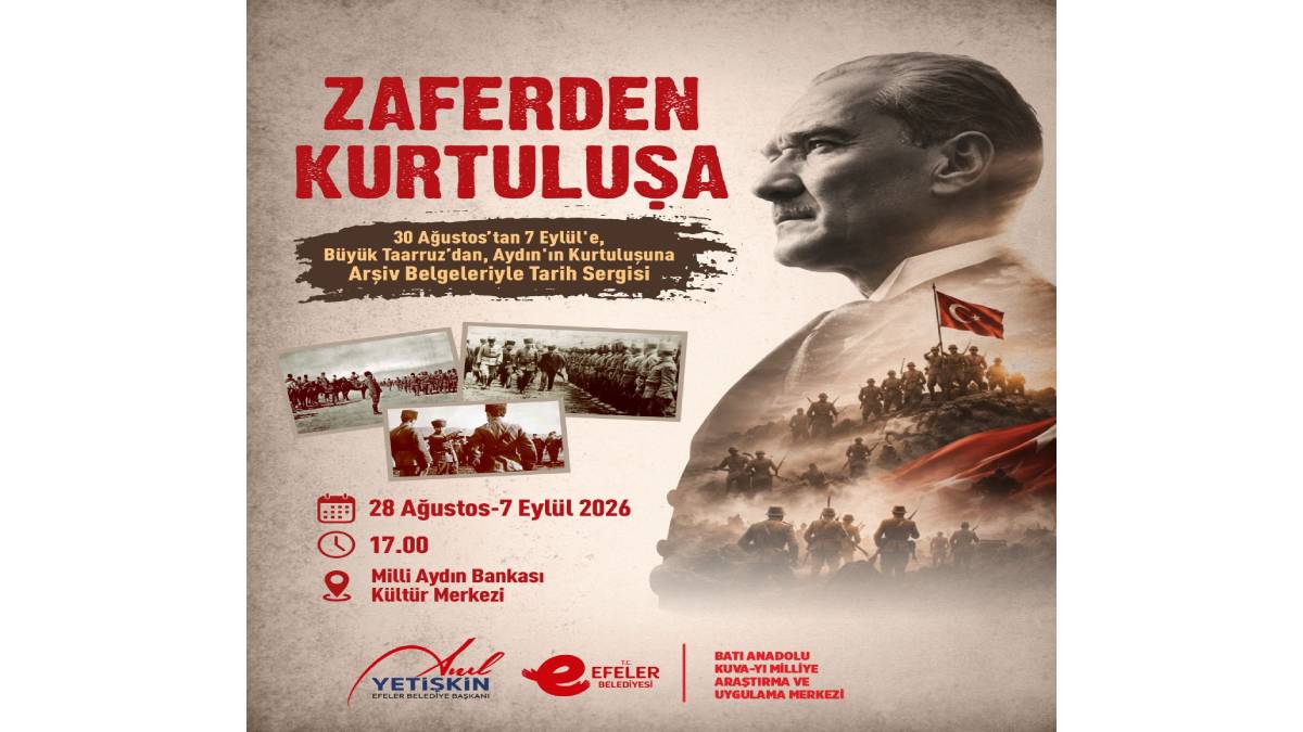 Efeler’de “Zaferden Kurtuluşa” Sergisi Tarihe ışık tutacak