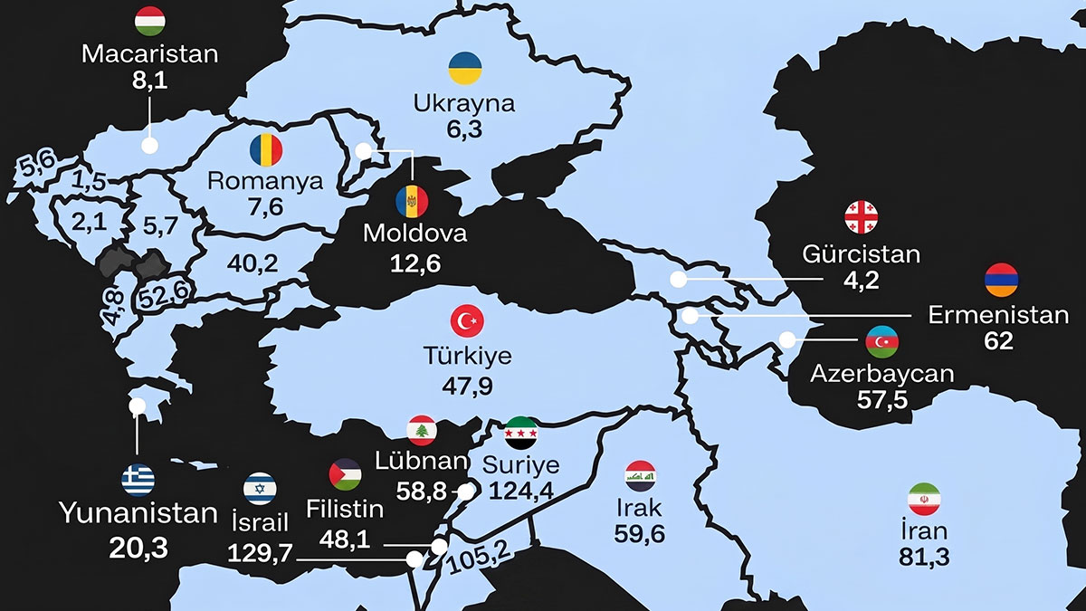 Bölgesel su stresi haritası: Türkiye tehlikeli sınıra yaklaşıyor