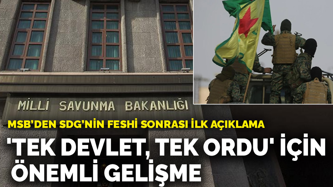 Erste Stellungnahme von MSB nach der Beendigung der SDF: Eine wichtige Entwicklung für 'One State, One Army'